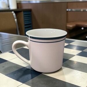 Gibson China Basic Living II Easton Hunter Green Coffee Mug, Vintage Replacement